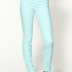 Aqua Blue J Brand Skinny Jeans